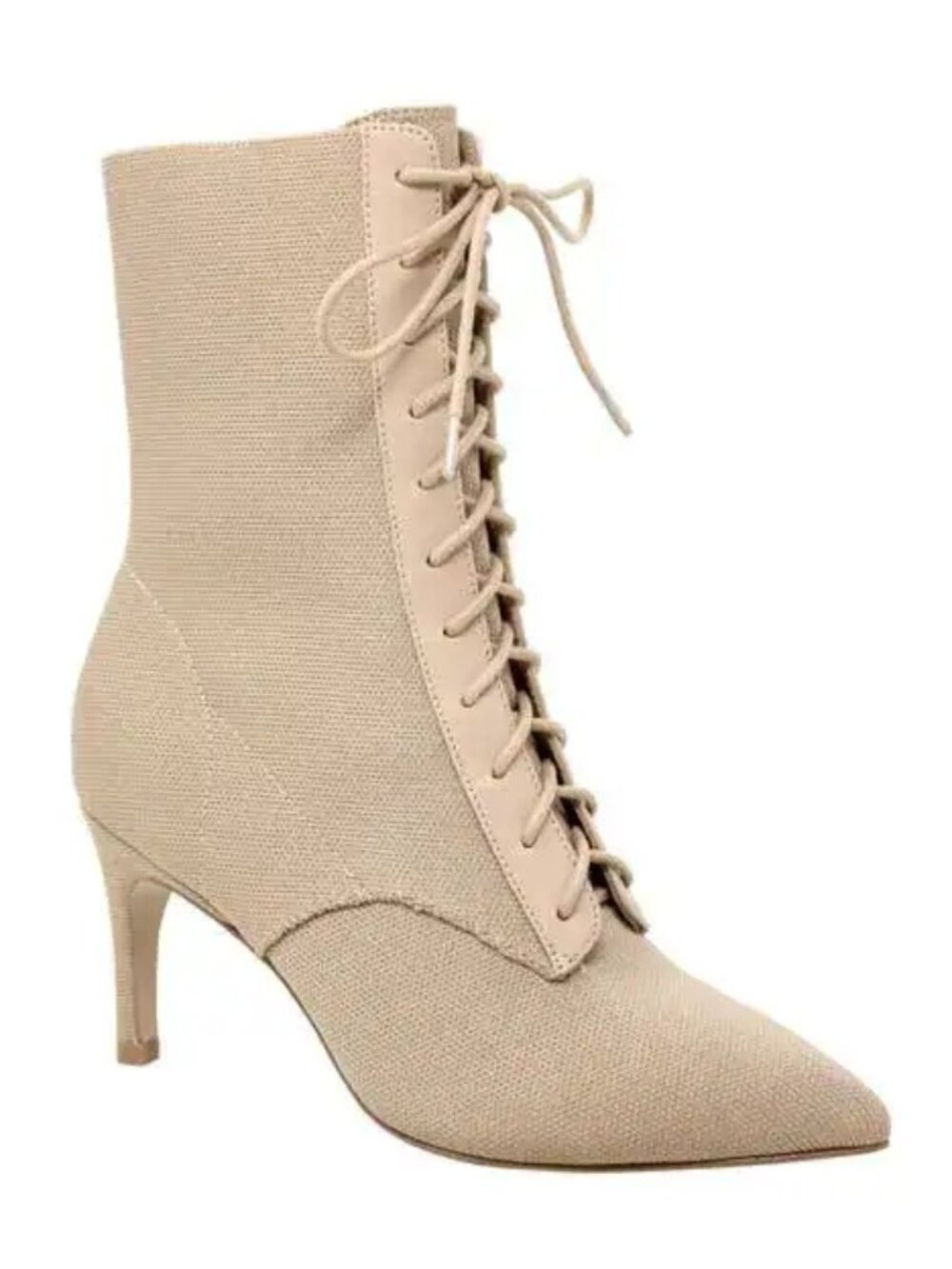 Charles David Piranha ankle bootie lace-up vamp pointed Vintage Style sz 6 $239